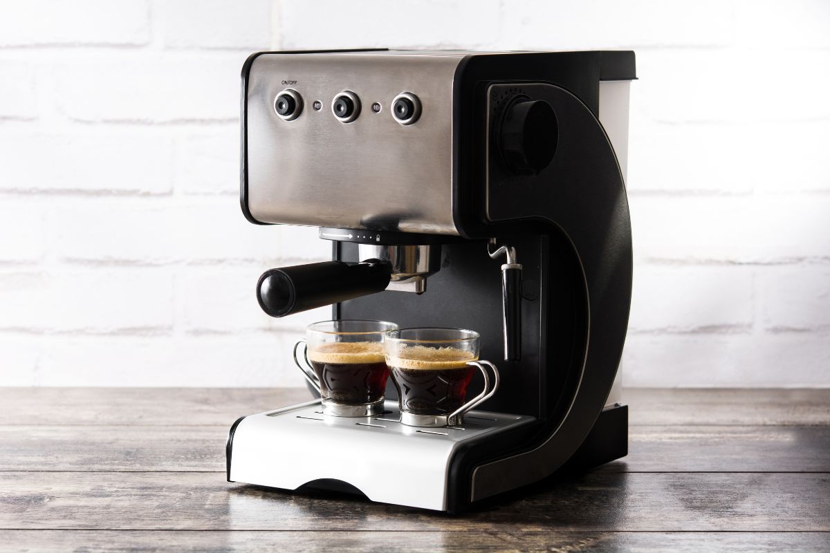 Espresso Machine with two cups