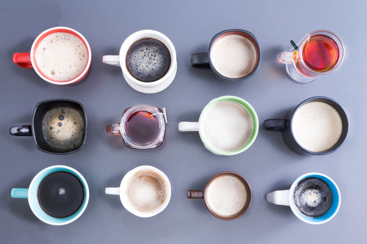 Different coffee cups