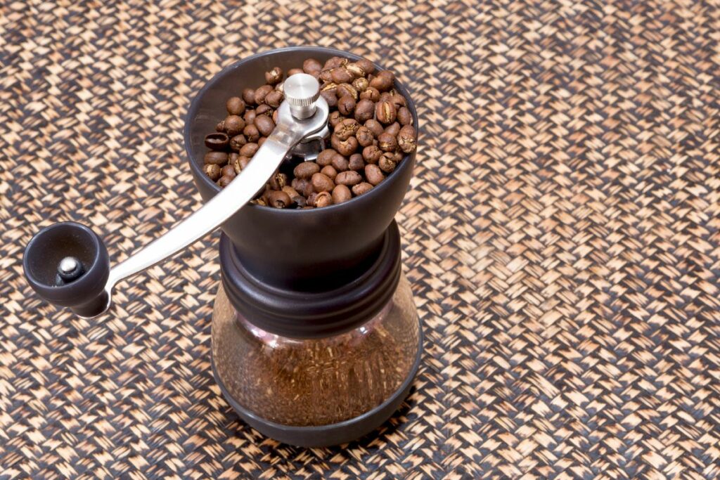 Mini Coffee Grinders with coffee bean