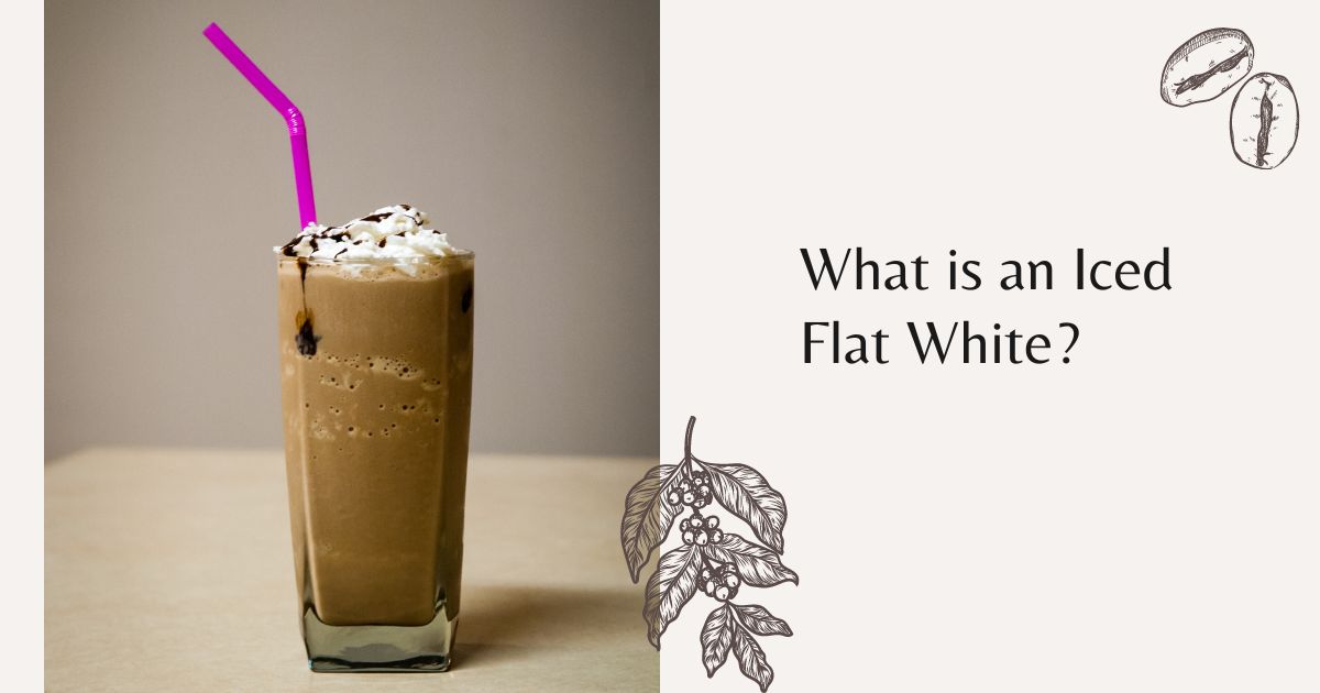 what is an iced flat white